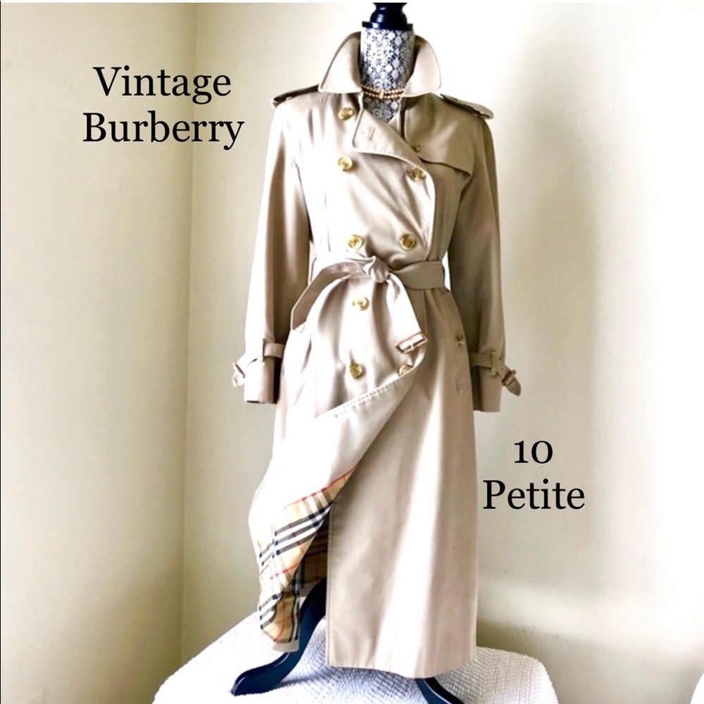 AUTHENTIC Burberry Vintage Trench - Picture 6 of 9